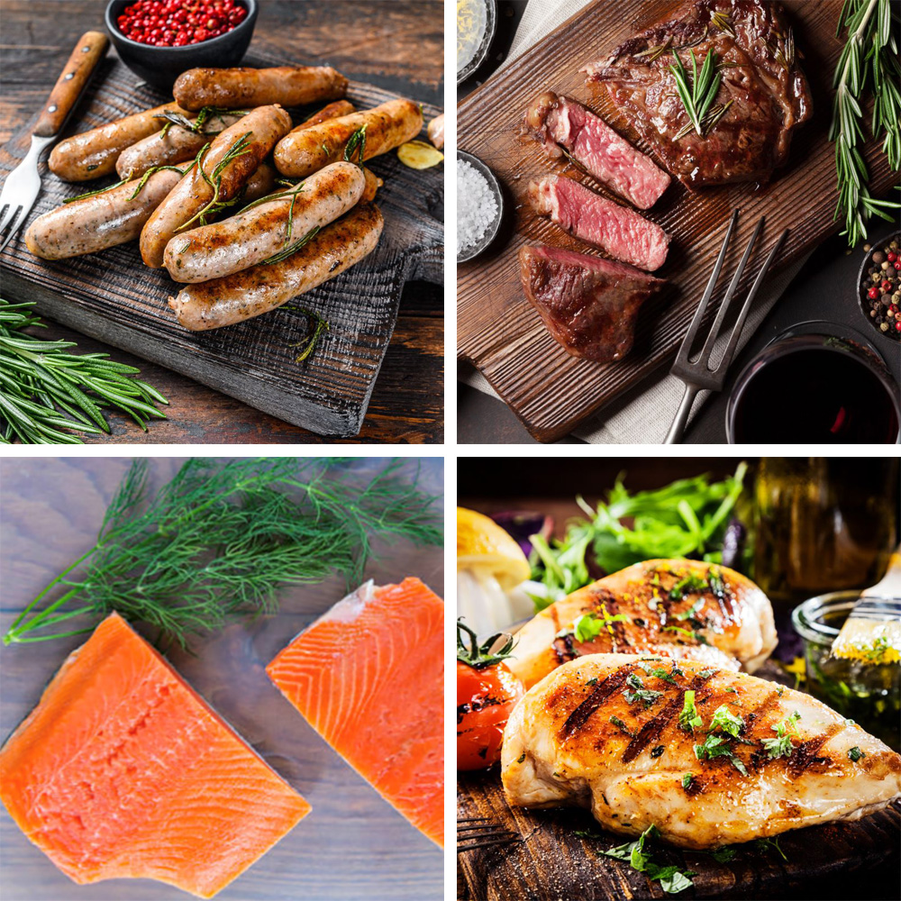 Quality meat and seafood
